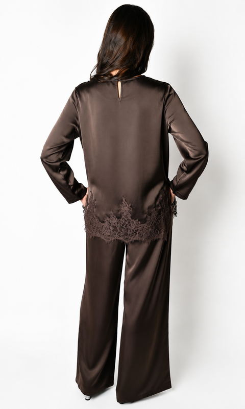 Lace Satin Set