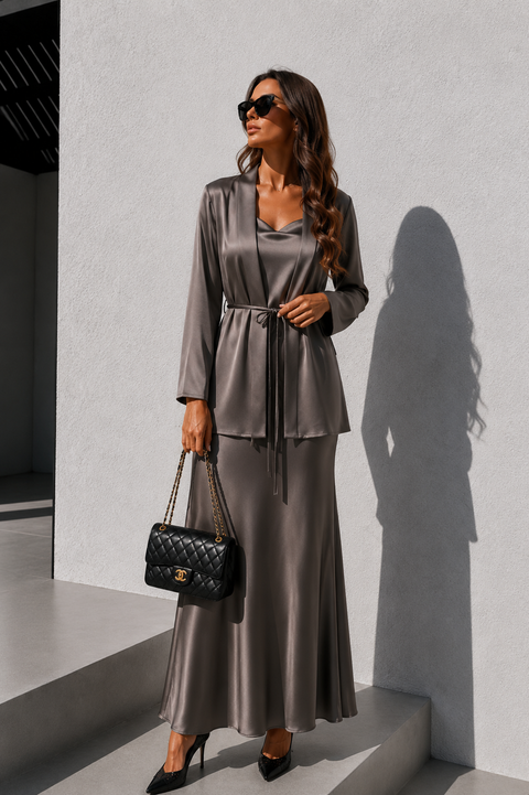 Celeste Satin Set